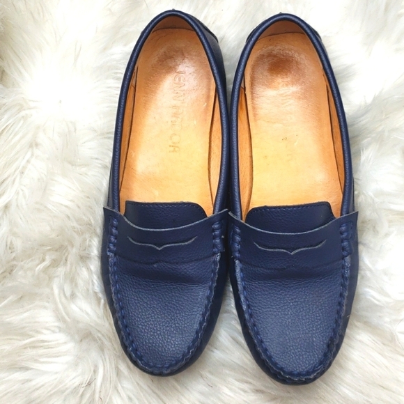JENN ARDOR Navy Penny Driving Loafers Slip-On 5.5 - Picture 2 of 8